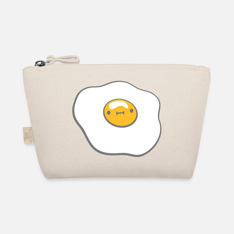 Spiegelei mit Gesicht Bio-Täschchen