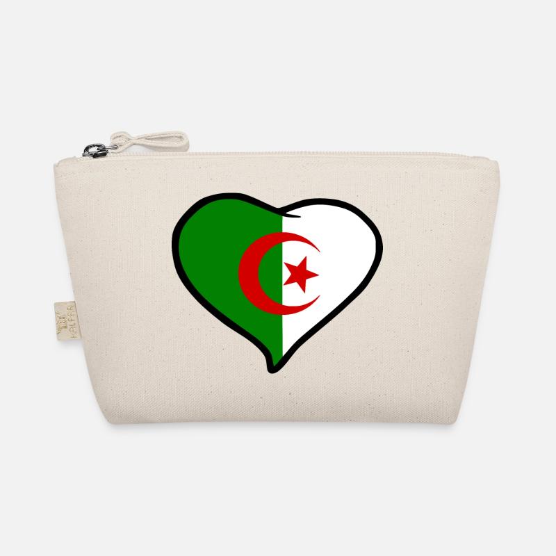 Algerien Flagge - Bio-Täschchen - Natur