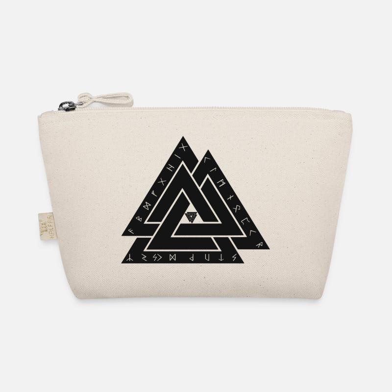 Valknut Wikinger Symbol Bio-Täschchen