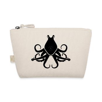 Oktopus - Bio-Täschchen - Natur - Vorne