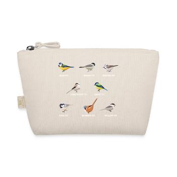 A collection of tit birds | Blue tit, great tit - Organic Pouch - nature - Front