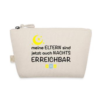 lustige Babysprüche - Bio-Täschchen - Natur - Vorne