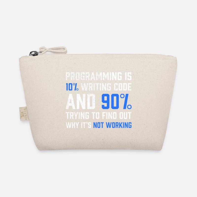 Programmeur-cadeau "La programmation, c'est l'écriture de code à 10%" Trousse biologique