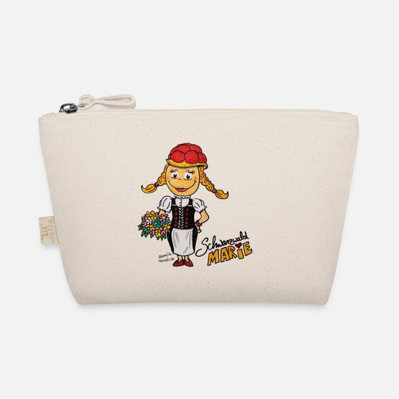 Black Forest Marie with a red bollen hat Organic Pouch