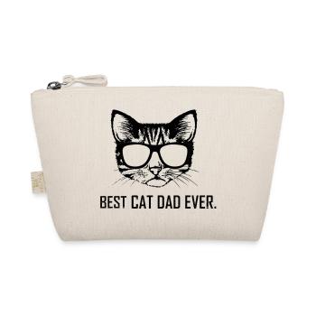 Best cat dad ever cat motif gift cat dad - Organic Pouch - nature - Front
