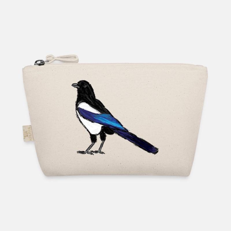 Pie / Eurasian Magpie Design 3 Trousse biologique