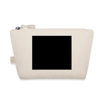 Black Square Design for Men And Women - Organic Pouch - nature - Front