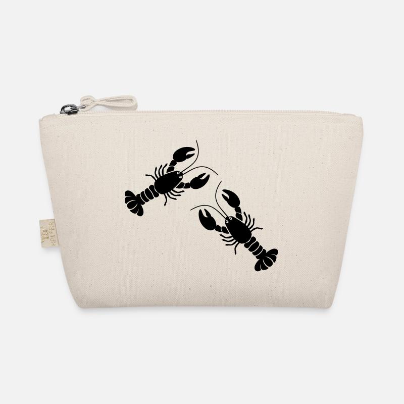 two lobsters - Bio-Täschchen - Natur