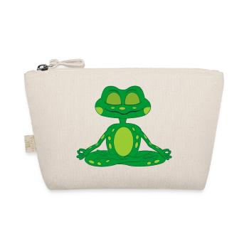 grenouille de méditation zen - Trousse biologique - nature - Devant