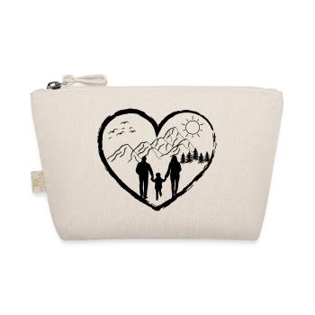Hiking summer nature freedom gift - Organic Pouch - nature - Front