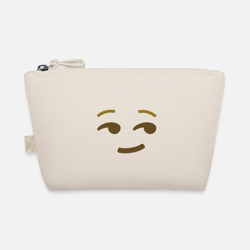 Mischievous Emoji Organic Pouch