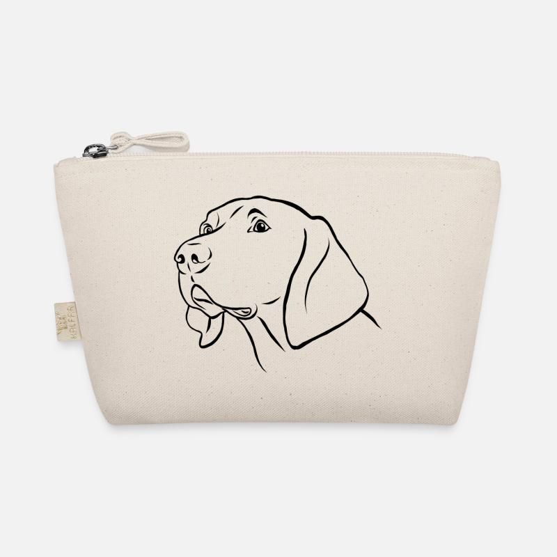 Weimaraner Portrait Bio-Täschchen