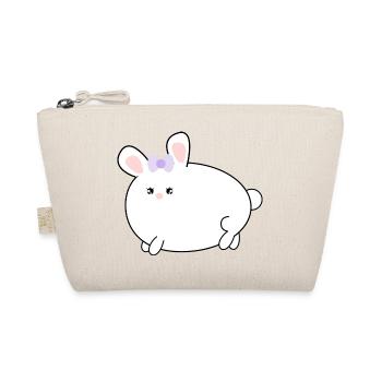 Rabbit kawaii - Organic Pouch - nature - Front