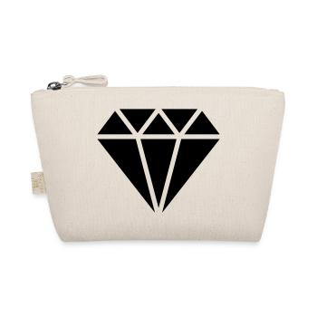 Diamant, symbole, amour, fidélité, mariage, mariée - Trousse biologique - nature - Devant