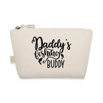 Daddy's Fishing Buddy Cute Kids Hobby - Organic Pouch - nature - Front
