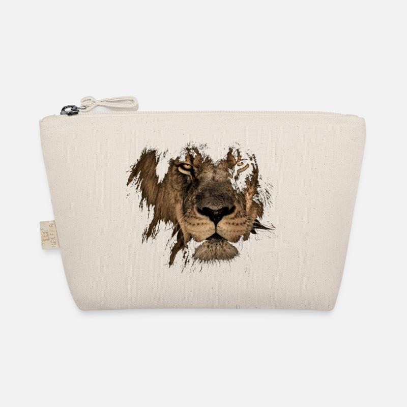 Löwe Designe, Sternzeichen, Lion Bio-Täschchen