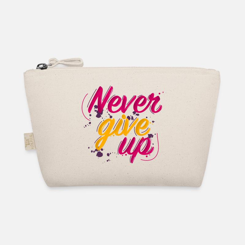 Never give up Organic Pouch
