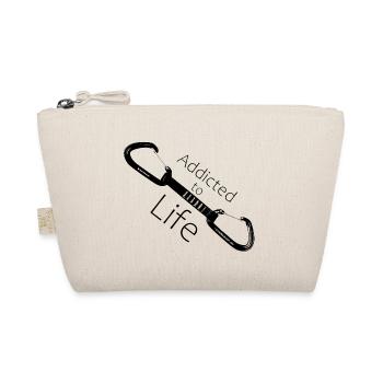 addicted to life climbing set - Organic Pouch - nature - Front