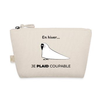 En hiver je plaid coupable - Trousse biologique - nature - Devant