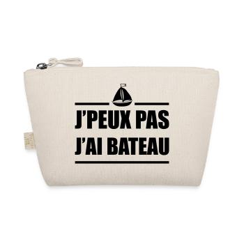 J'peux pas j ai bateau,humour - Trousse biologique - nature - Devant