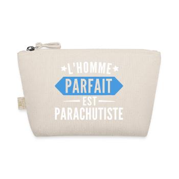 l'homme parfait est parachutiste - cadeau humour - Trousse biologique - nature - Devant