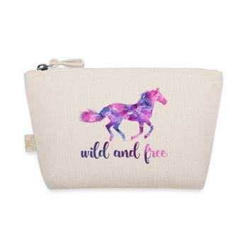 Wild and free - Horse, Pferd - Bio-Täschchen - Natur - Vorne