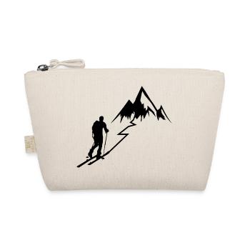 Cadeau de ski de randonnée Idée cadeau de randonnée à ski Montagne - Trousse biologique - nature - Devant
