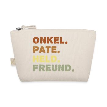 Firmpate Geschenk Firmpate Firmung Patenonkel Pate - Bio-Täschchen - Natur - Vorne
