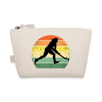 Field field hockey gift field field hockey player gift - Organic Pouch - nature - Front