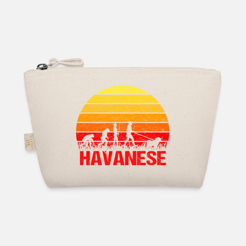 Havanese Sunrise Walk Evolution Funny Organic Pouch