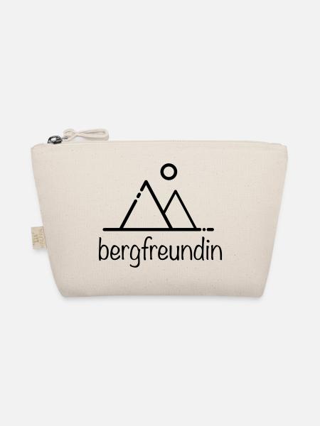 Bergfreundin - für Wanderer, Kletterer und mehr - Bio-Täschchen - Natur