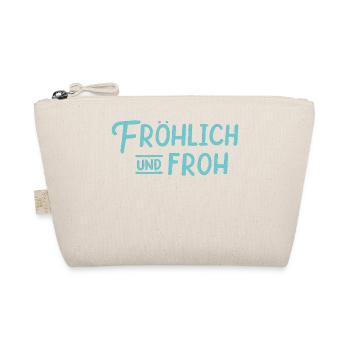 happy happy gift idea idea fun joy - Organic Pouch - nature - Front