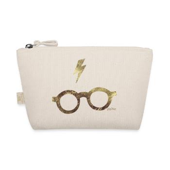 Harry Potter Brille und Narbe - Bio-Täschchen - Natur - Vorne