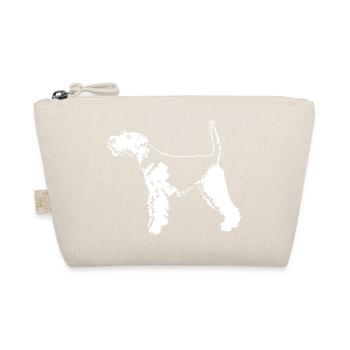 Welsh Terrier "Black Edition" - Organic Pouch - nature - Front
