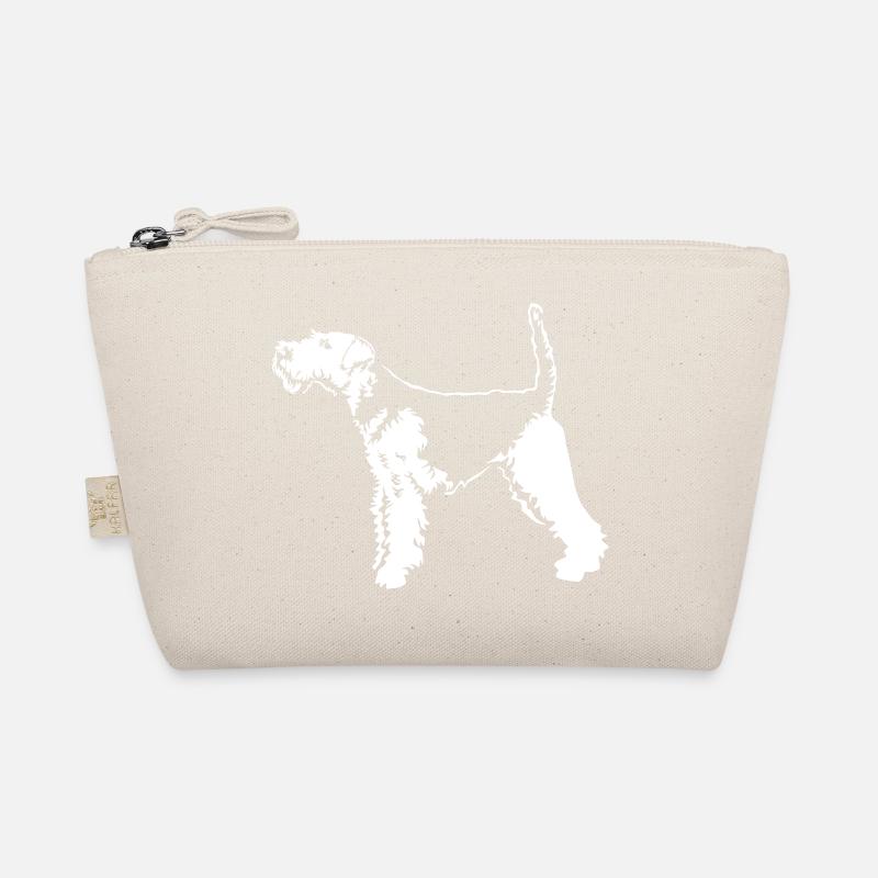 Welsh Terrier "Black Edition" - Bio-Täschchen - Natur