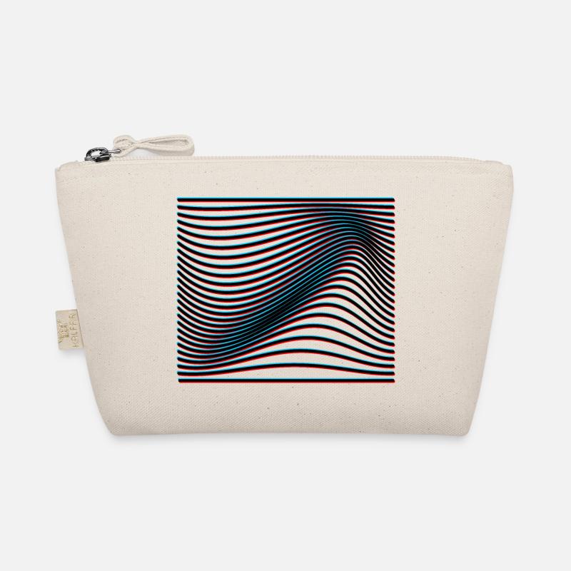 Wellen Psychedelisch Trippy Bio-Täschchen