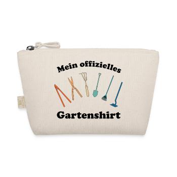 Mein offizielles Gartenshirt Retro Gartenwerkzeug - Bio-Täschchen - Natur - Vorne