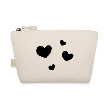 Heart Heart - Organic Pouch - nature - Front