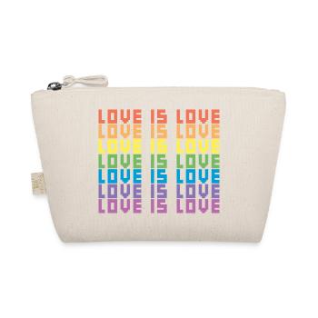 LGBTQ Love Is Love Gay Lesbian Pride Equality Gift - Trousse biologique - nature - Devant
