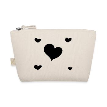 Heart Heart - Organic Pouch - nature - Front