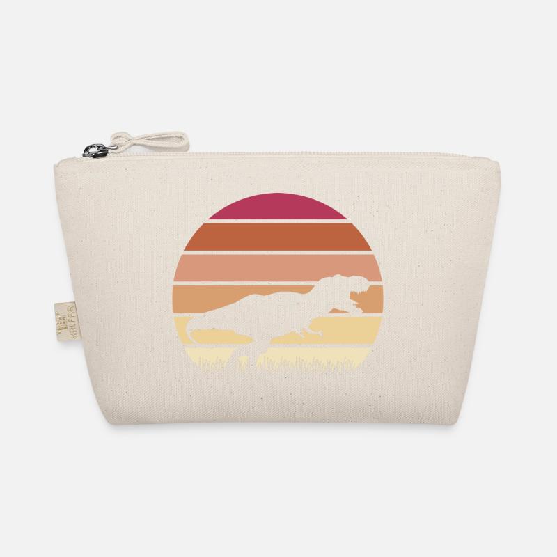 Personalized dinosaur - Organic Pouch - nature