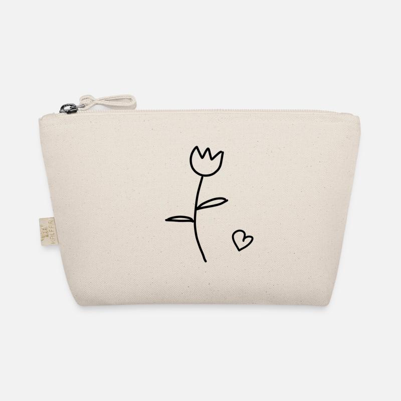 Tulpe Rose Bio-Täschchen