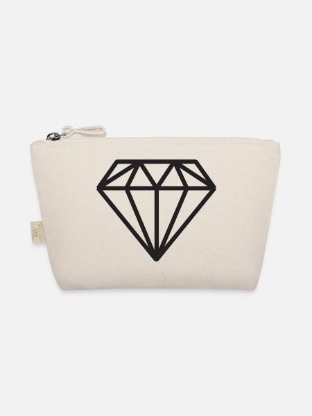 diamond - Bio-Täschchen - Natur - Vorne