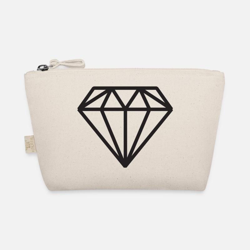 diamond - Bio-Täschchen - Natur