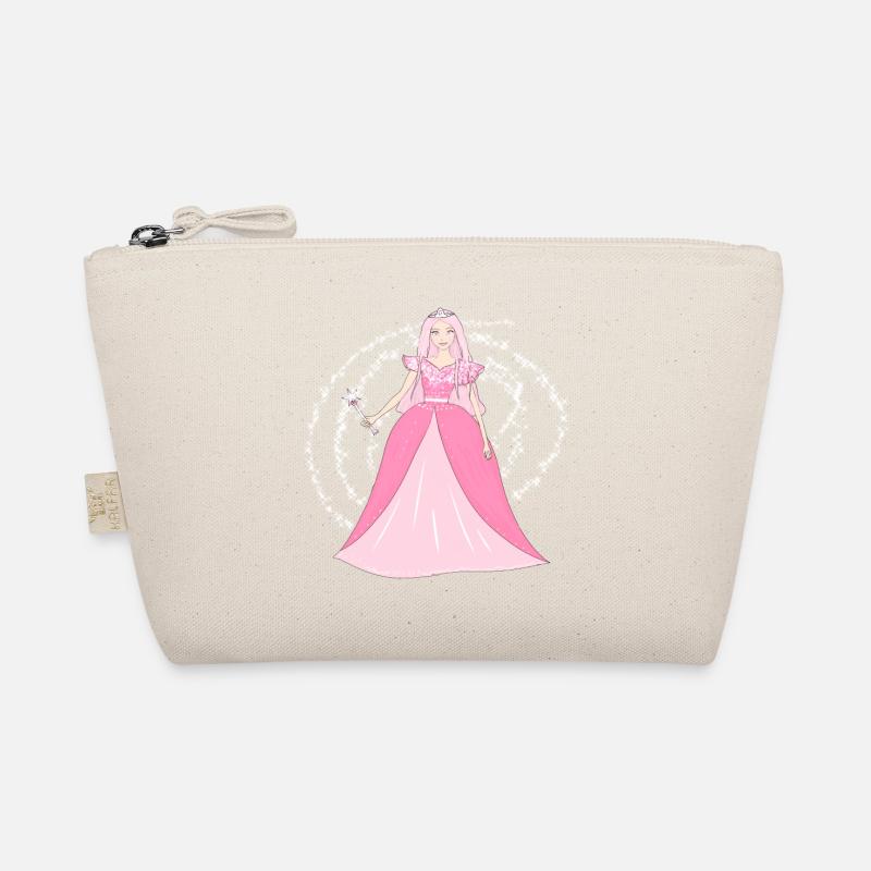 Prinzessin Glitzer - Bio-Täschchen - Natur