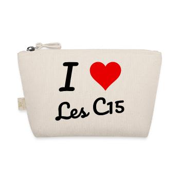 I love Les C15 - Trousse biologique - nature - Devant