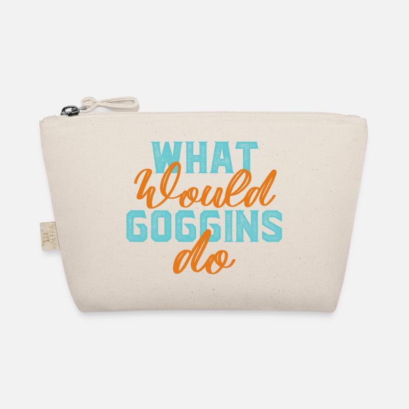 What would Goggins do - Bio-Täschchen - Natur