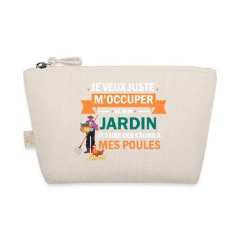 Jardin Poules Jardinier Humour jardinier poules - Trousse biologique - nature - Devant