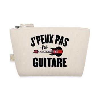 Je Peux Pas J'ai Guitare Cadeau Guitariste - Trousse biologique - nature - Devant