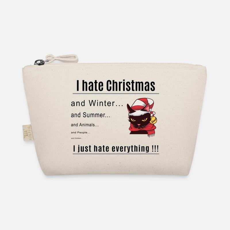 I hate Christmas Bio-Täschchen